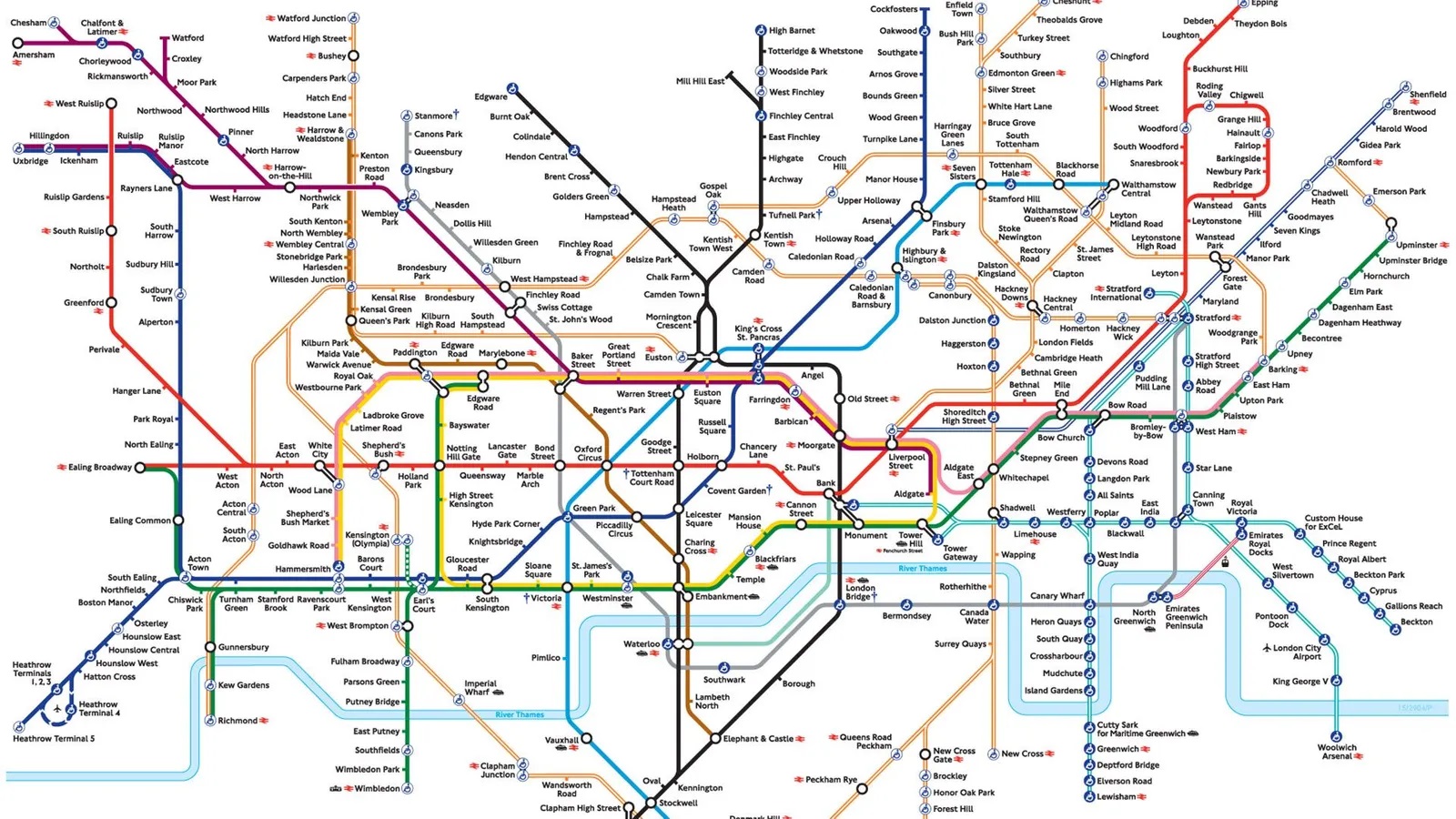 Where to have lie detector in London Map